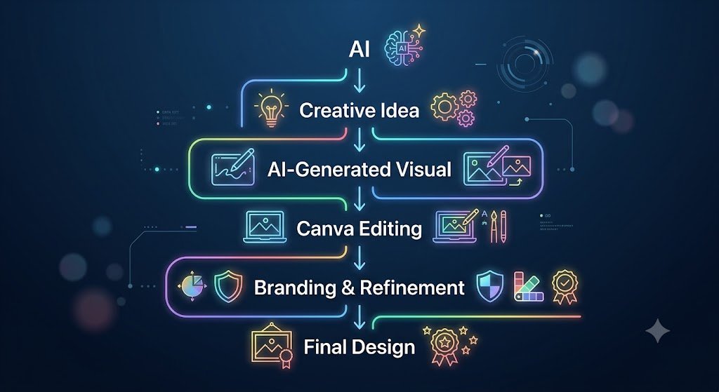 How beginners can combine AI design tools with Canva
