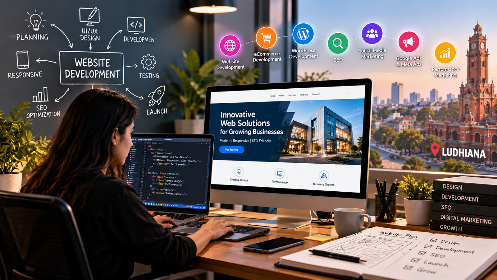 Best Website Development Company in Ludhiana offering responsive, SEO-friendly and professional web development services