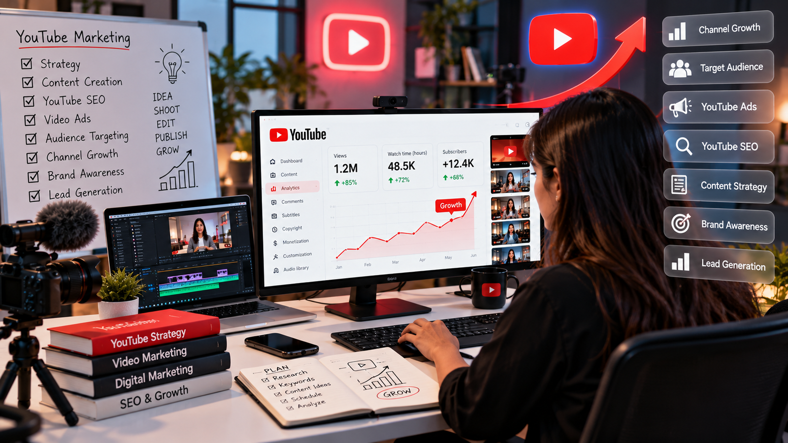 YouTube Marketing Service in Ludhiana for channel growth, SEO, video ads and audience targeting