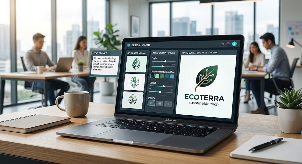 Canva AI features for business content creation