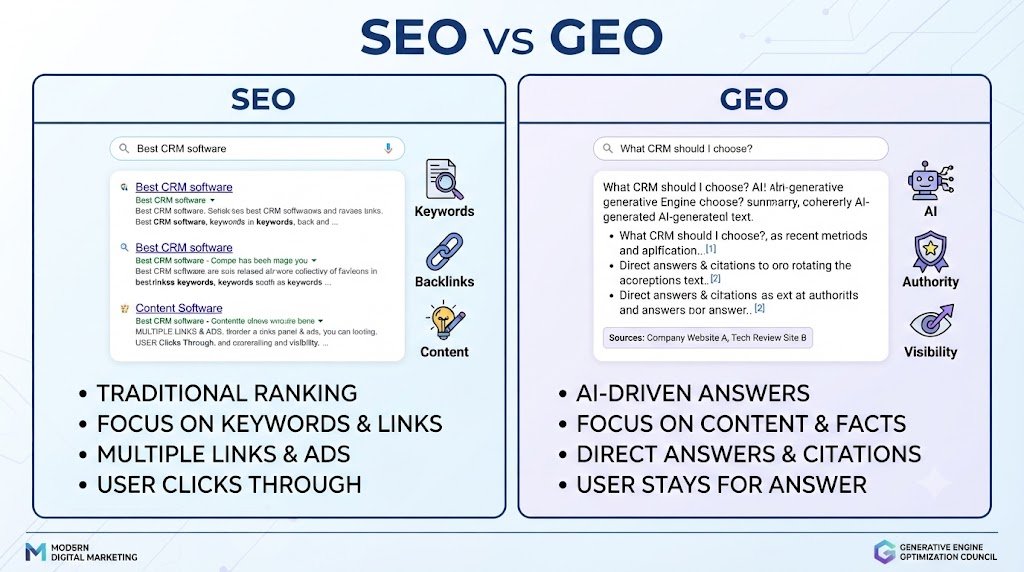 SEO V/S GEO