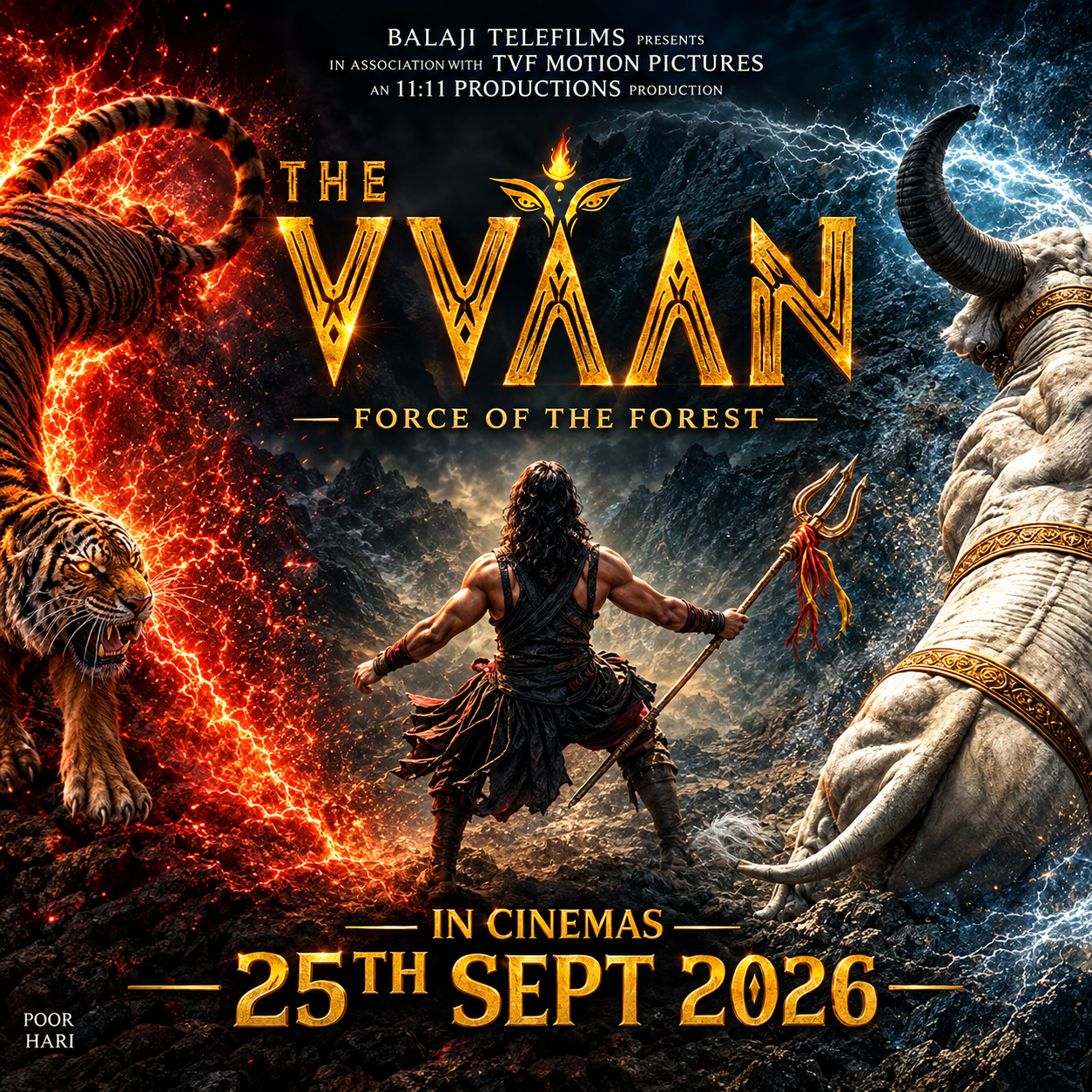 The Vvaan Force of the Forrest official movie poster 2026