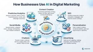 How businesses use AI in digital marketing