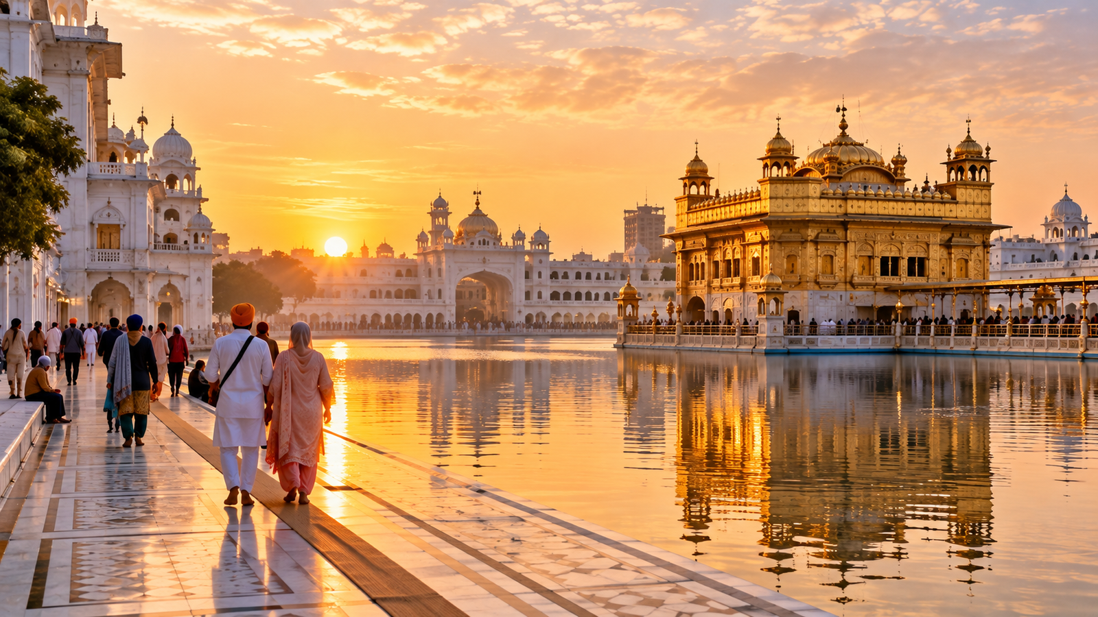 Golden Temple in Amritsar representing spiritual tourism and pilgrimage travel in India